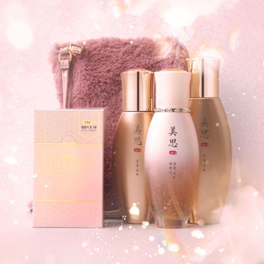 MISSHA ミシャ スキンケアコフレ 2021のクチコミ「"贅沢なゴールド成分(*)配合で美肌を叶えるスキンケアコフレ🎀

🎄セット内容
・美思 クムソ.....」（1枚目）