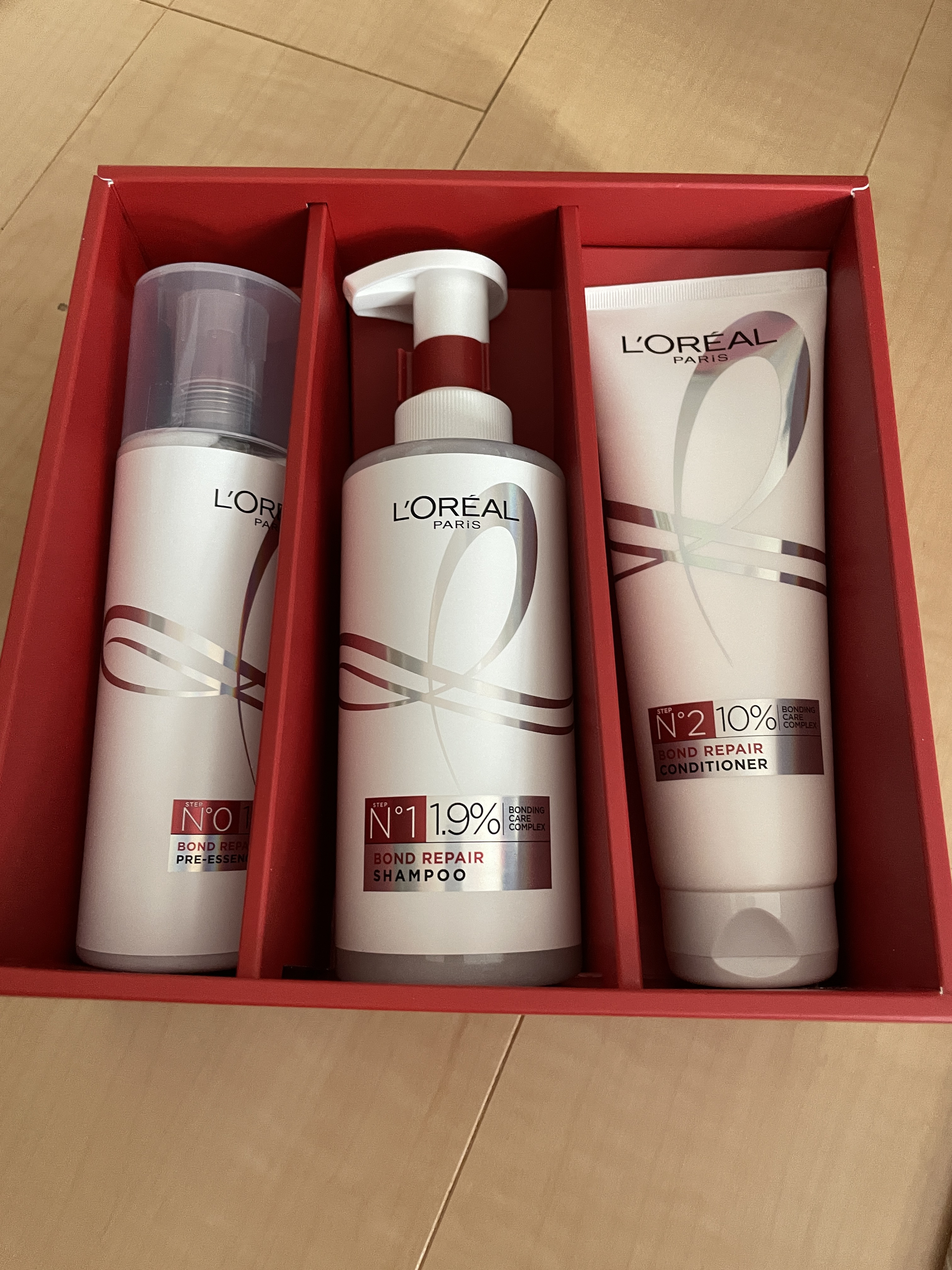 ロレアル パリ ボンド リペア シャンプー／コンディショナー/ロレアル パリ/市販シャンプーを使ったクチコミ（1枚目）