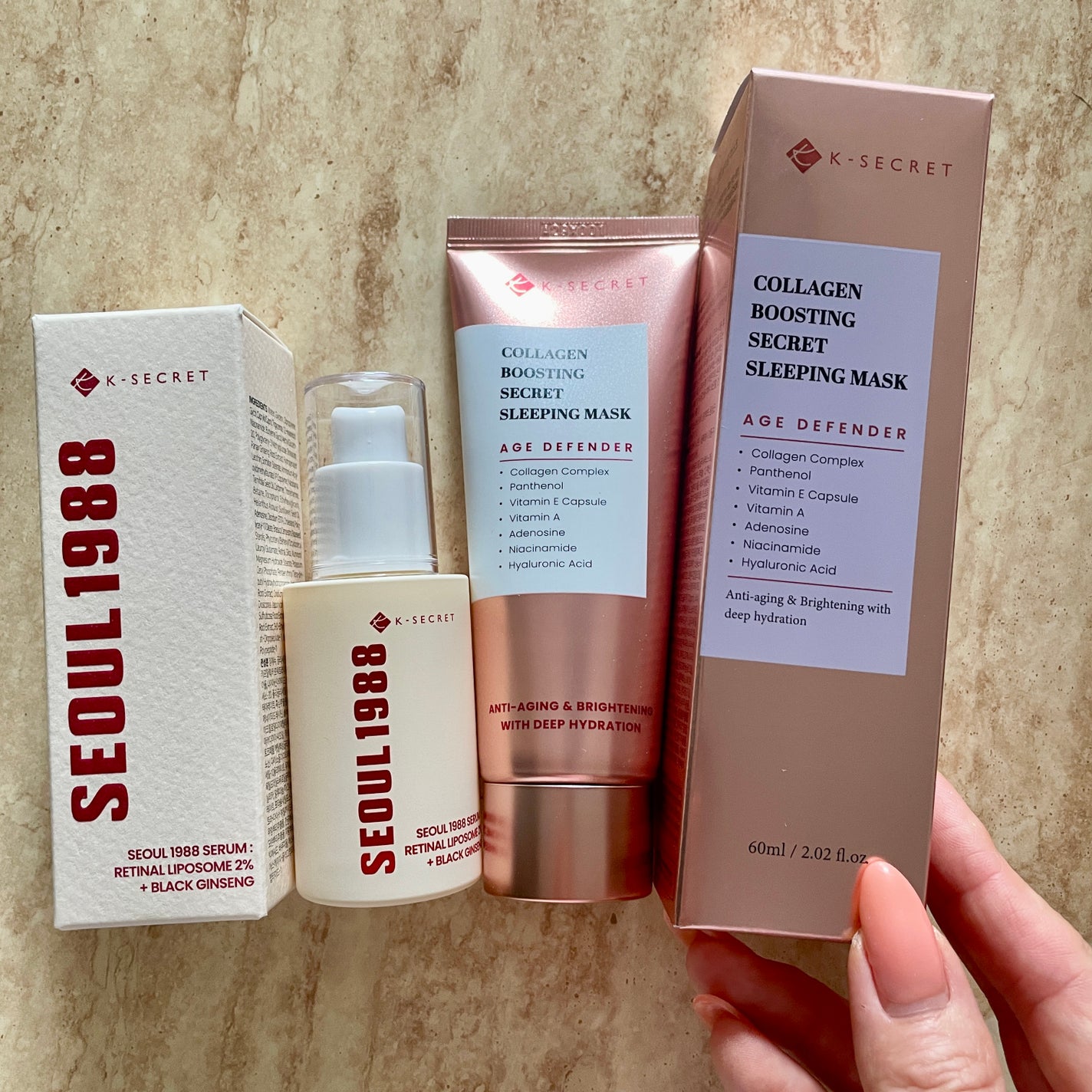 コラーゲンブースティング・シークレット スリーピングマスク/K-SECRET/フェイスクリームを使ったクチコミ(1枚目)