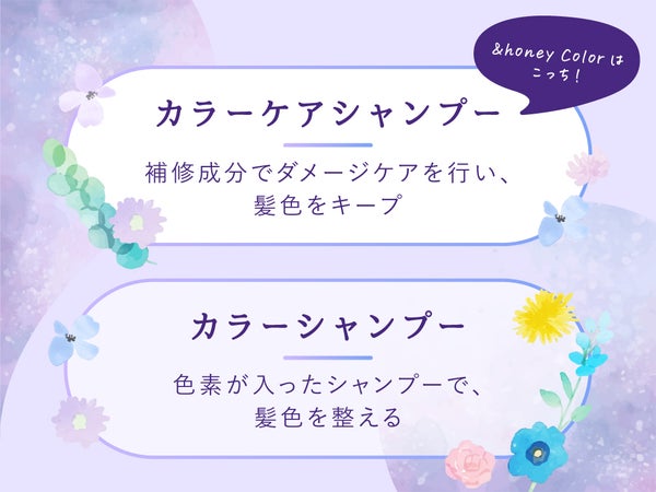 【&honey】カラーケアシリーズ初登場!染めたてのきれいが続く秘訣は?の画像