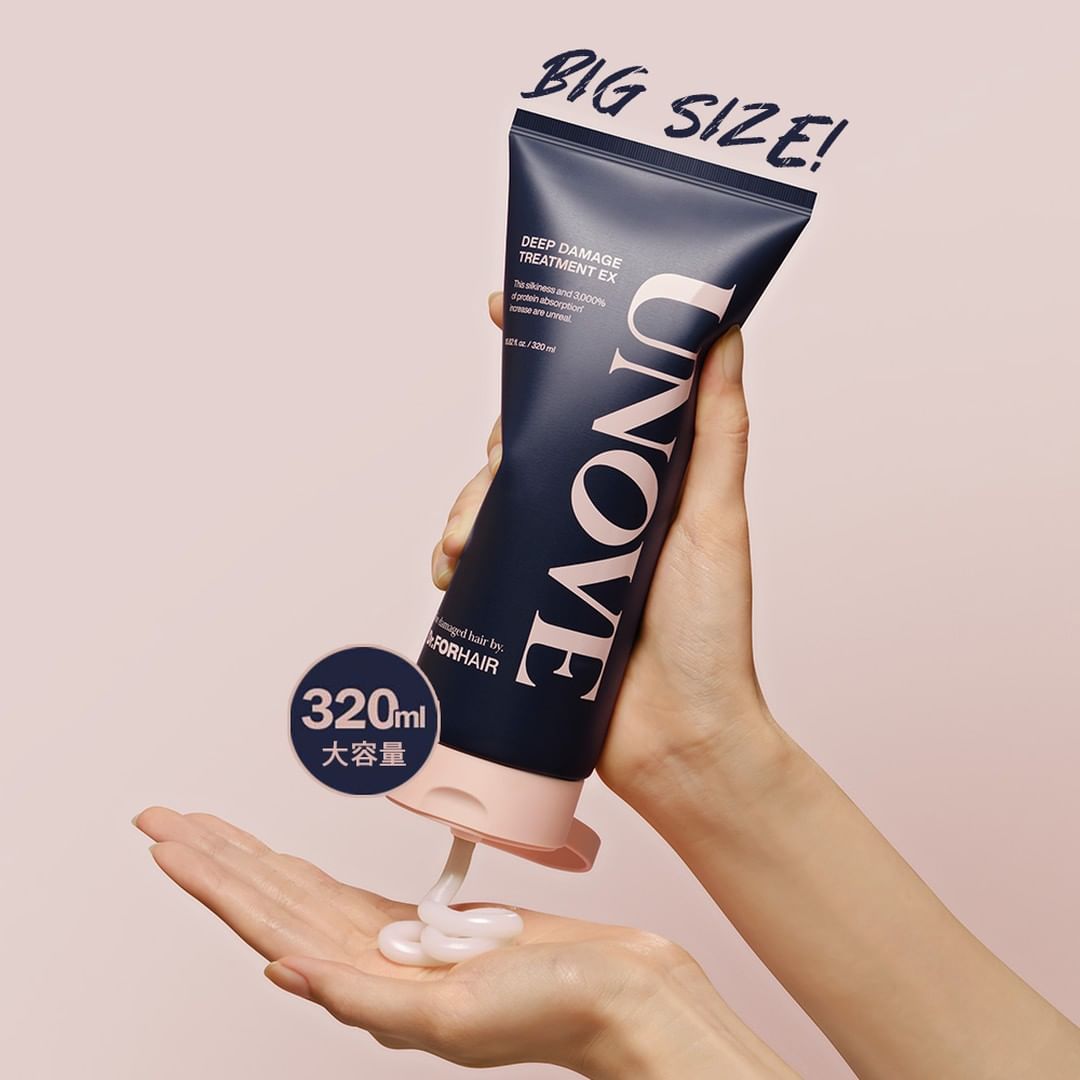 ディープダメージトリートメントEX/UNOVE/洗い流すヘアトリートメントを使ったクチコミ(1枚目)