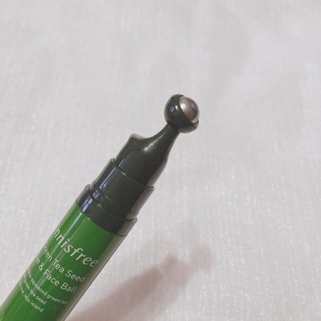 グリーンティーシード アイ&フェイスボール/innisfree/美容液を使ったクチコミ(4枚目)