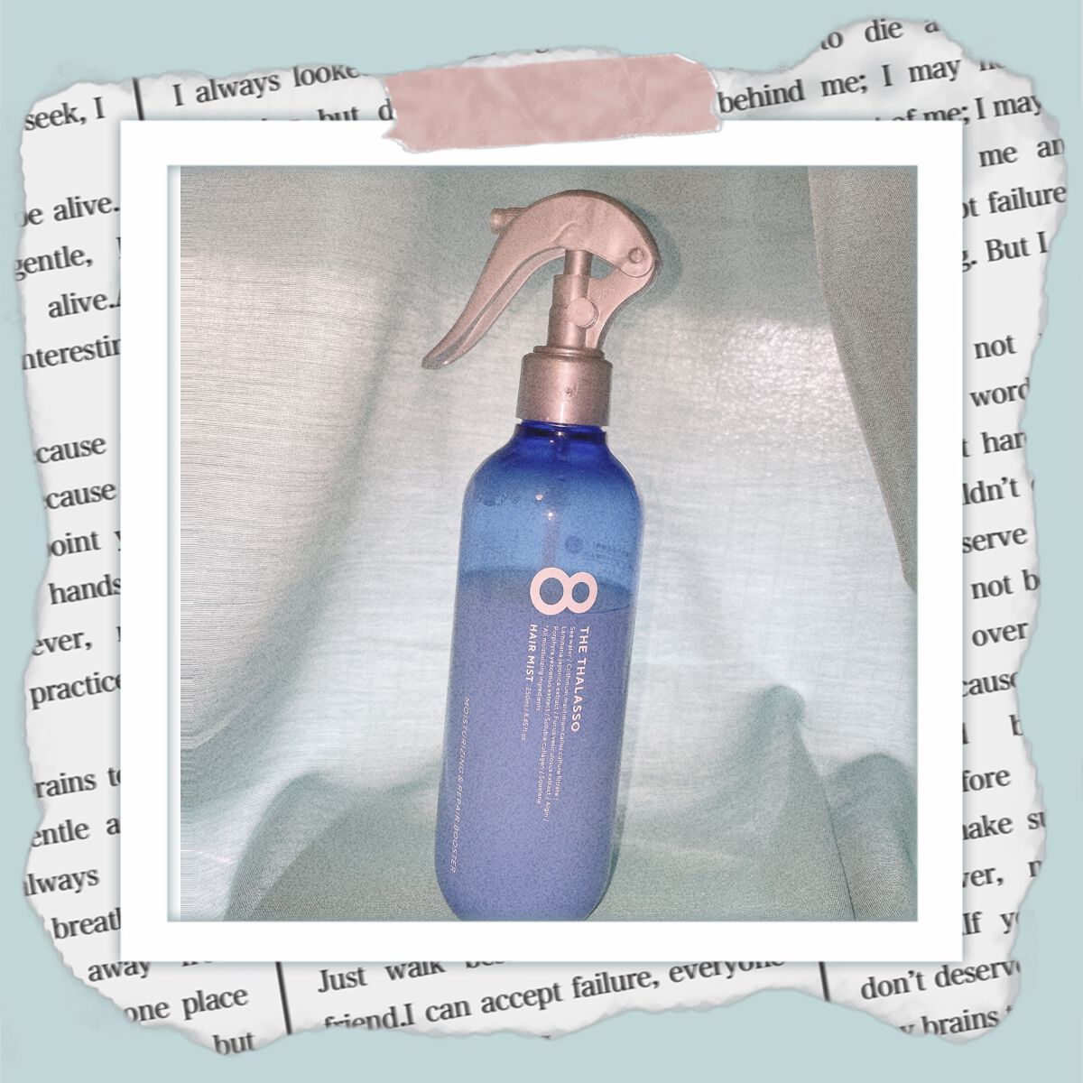 モイスチャーライジング＆リペアブースター 導入液ヘアミスト/エイトザタラソ/ヘアミストを使ったクチコミ（1枚目）