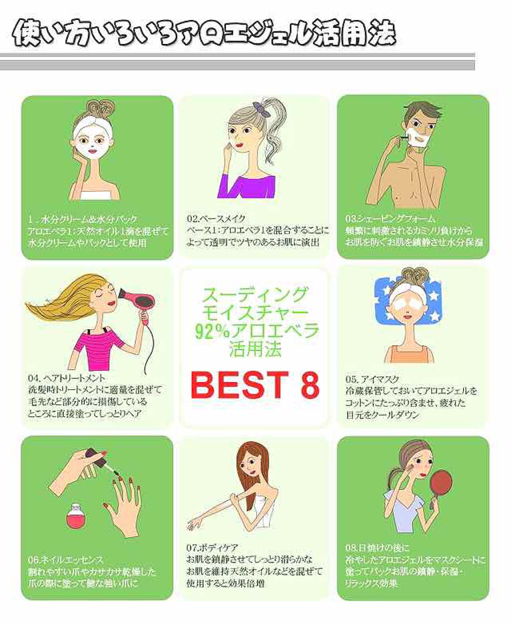 マイルド&モイスチャーアロエジェル/ネイチャーリパブリック/ボディローションを使ったクチコミ(4枚目)