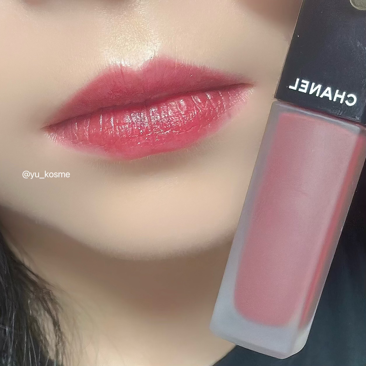 ルージュ アリュール インク 226 ロマンティック ドゥ シャネル/CHANEL/口紅を使ったクチコミ（3枚目）