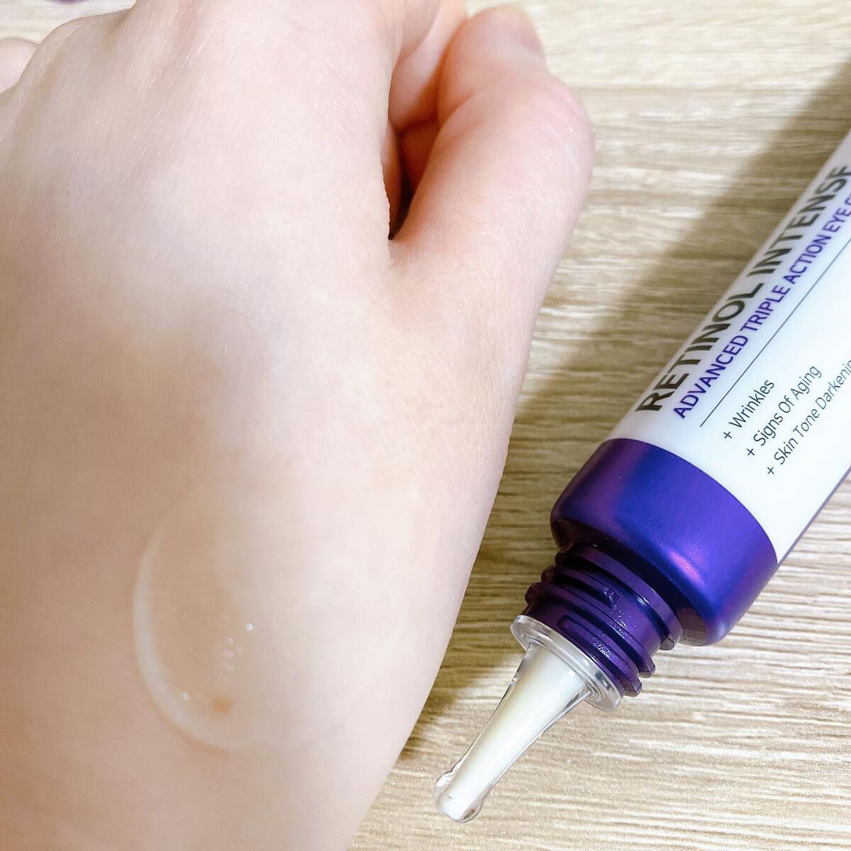 レチノールインテンシブ アドバンスドトリプルアクションアイクリーム/SOME BY MI/アイケア・アイクリームを使ったクチコミ（2枚目）