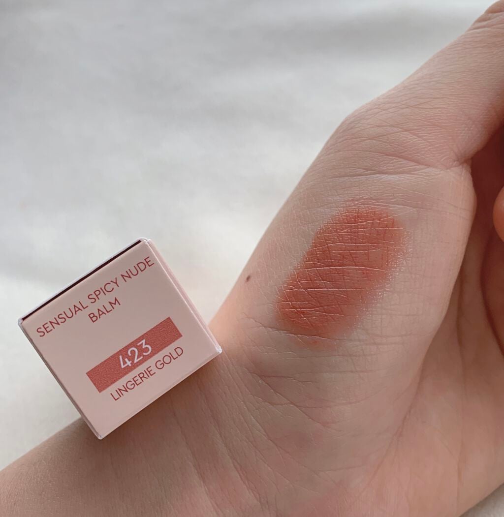 センシュアルスパイシーヌードバーム/HERA/口紅を使ったクチコミ(3枚目)