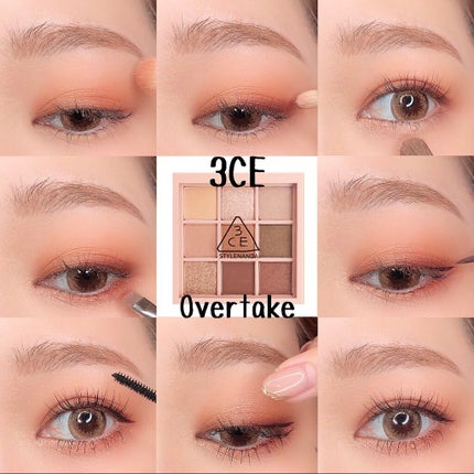 3CE 3CE マルチアイカラーパレットのクチコミ「3ceのアイシャドウパレット✨
9色全て捨て色なし😍
マット〜パール〜ラメまで質感も色々🤍
.....」(1枚目)