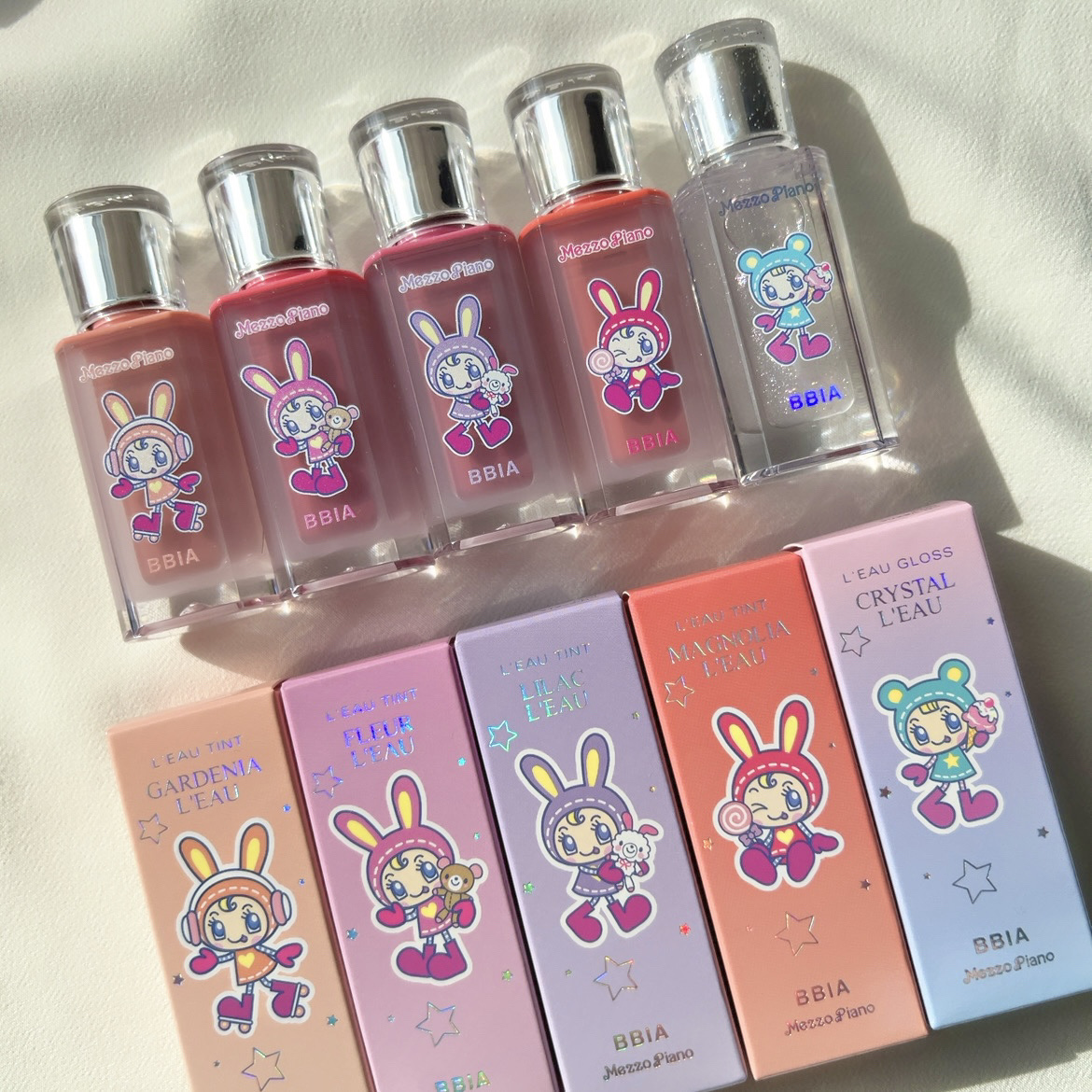 ローグロス 01 クリスタル・ロー（ピアー×メゾ ピアノエディション）/BBIA/リップグロスを使ったクチコミ（2枚目）