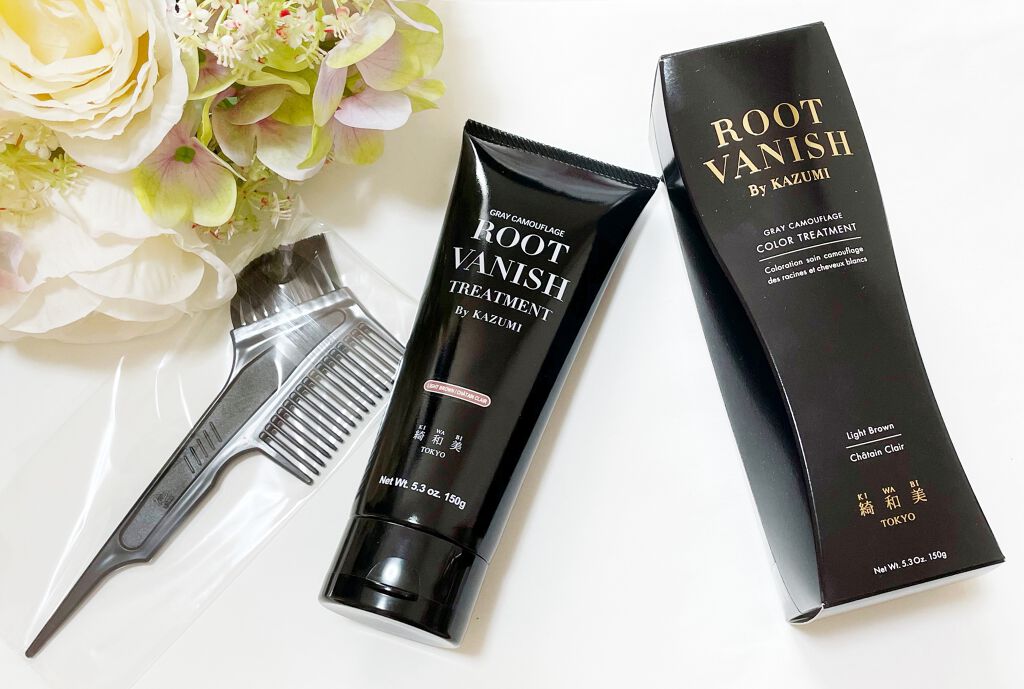 ROOT VANISH 白髪染めカラーシャンプー/ トリートメント/綺和美/市販シャンプーを使ったクチコミ（1枚目）