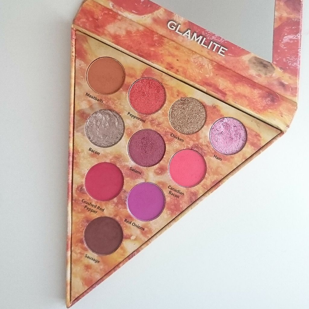GLAMLITE Pizza Slice Palette Meat Lover’s/Glamlite/アイシャドウパレットを使ったクチコミ（2枚目）