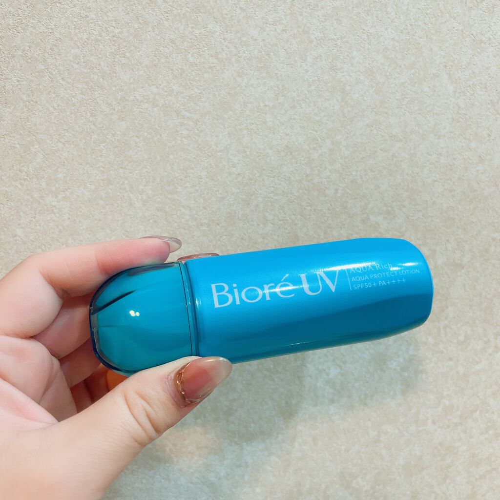 ビオレUV アクアリッチ アクアプロテクトローション(水層パック)/ビオレ/日焼け止めローションを使ったクチコミ(1枚目)