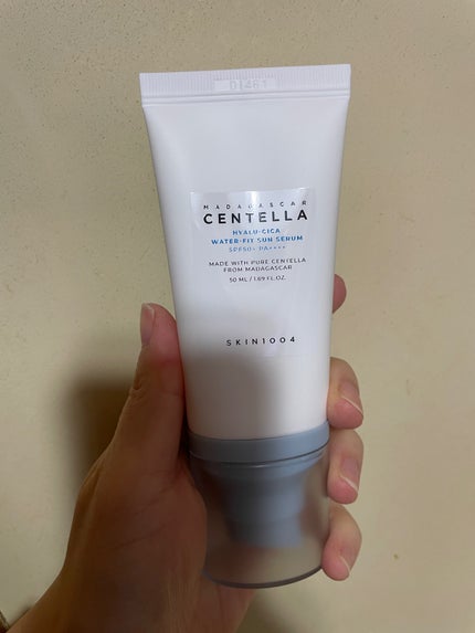 ヒアルーシカ ウォーターフィット サンセラム/SKIN1004/日焼け止めローションを使ったクチコミ(1枚目)