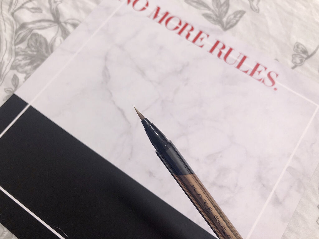 ダブルラインエキスパート/KATE/リキッドアイライナーを使ったクチコミ（2枚目）