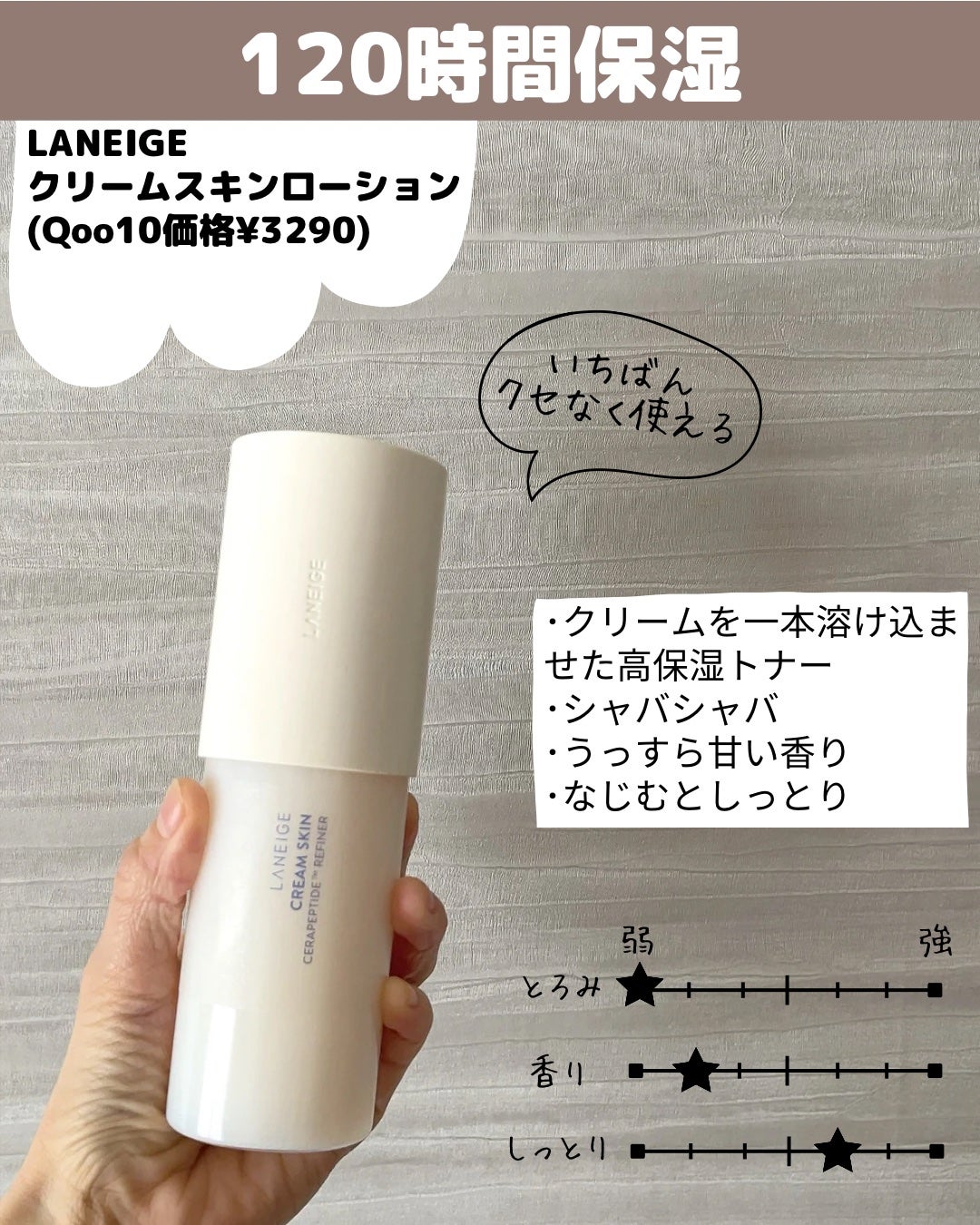 クリームスキン ローション/LANEIGE/化粧水を使ったクチコミ(8枚目)
