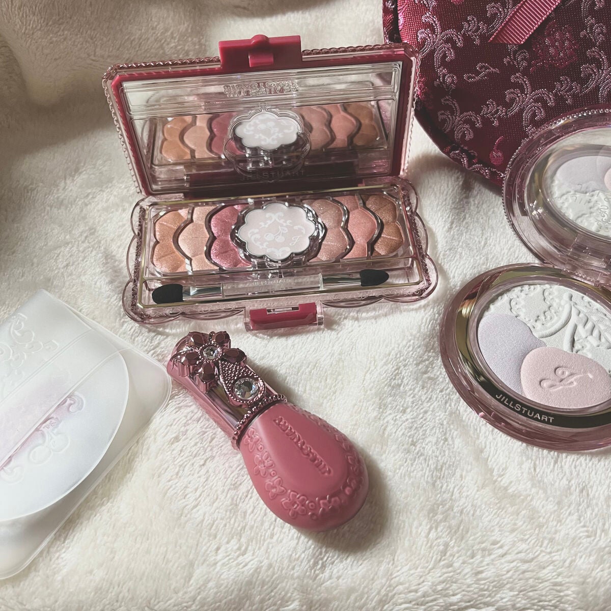 ジルスチュアート ミッドナイトチェリー コレクション/JILL STUART/メイクアップキットを使ったクチコミ(1枚目)