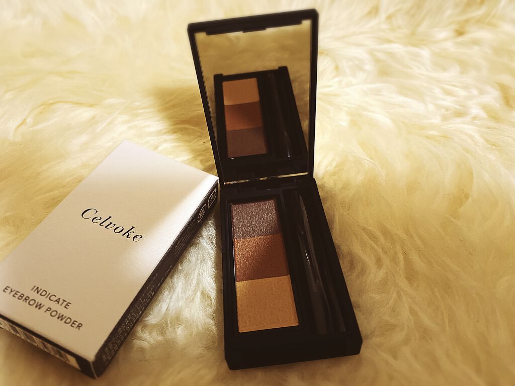 セルヴォーク インディケイトアイブロウパウダー 06 カッパーブラウン/Celvoke/パウダーアイブロウを使ったクチコミ（3枚目）