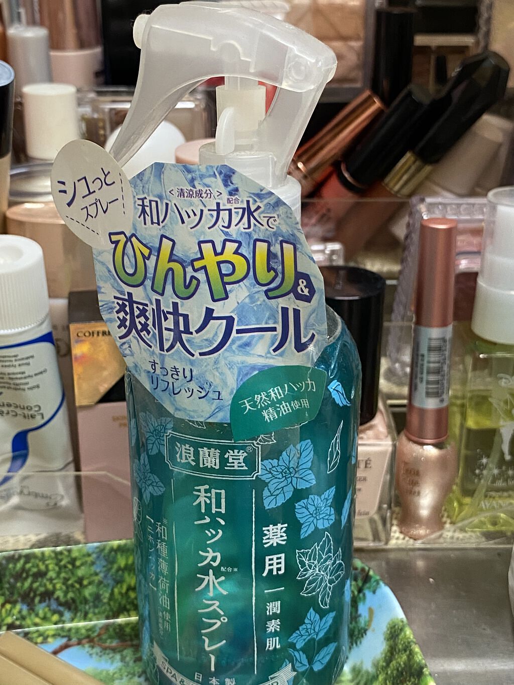 潤素肌  薬用和ハッカ水 （ミストタイプ）/コスメテックスローランド/ミスト状化粧水を使ったクチコミ（1枚目）