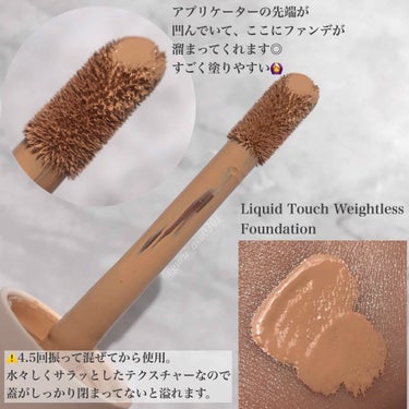 Liquid Touch Weightless Foundation/Rare Beauty/リキッドファンデーションを使ったクチコミ（3枚目）