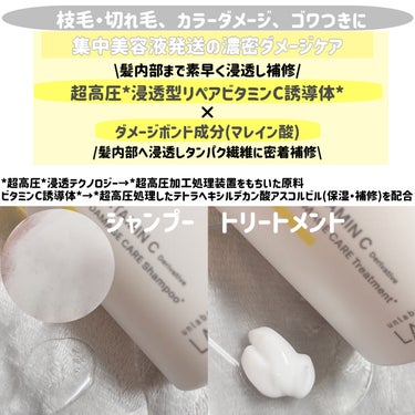 V リペア　シャンプー／ヘアトリートメント お試し容量セット（300+300ml）/unlabel/シャンプー・コンディショナーを使ったクチコミ（2枚目）