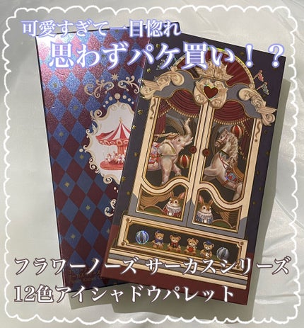 サーカスシリーズ12色アイシャドウパレット /FlowerKnows/アイシャドウパレットを使ったクチコミ(1枚目)