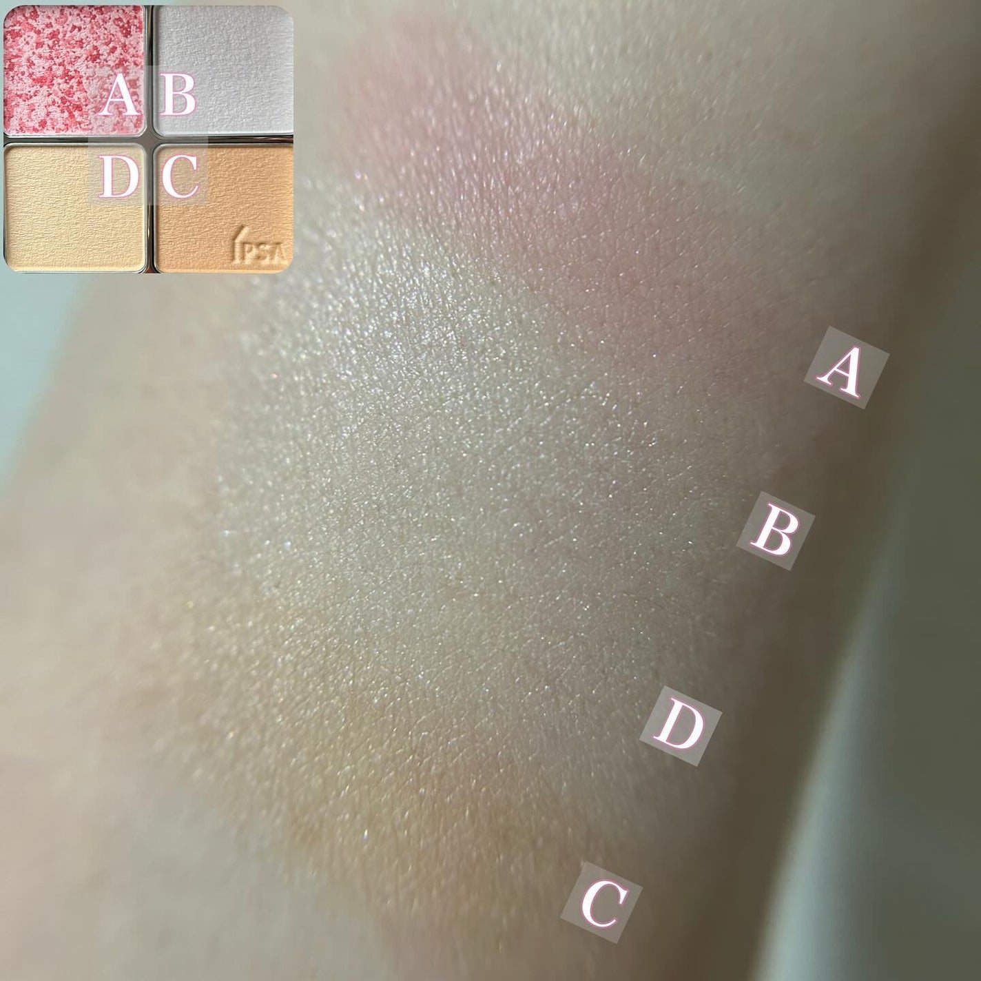 デザイニング フェイスカラーパレット JT/IPSA/プレストパウダーを使ったクチコミ(3枚目)