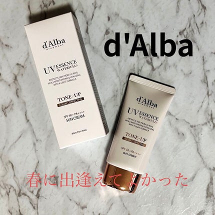 ウォータフルトーンアップサンクリーム/ダルバ/日焼け止めクリームを使ったクチコミ(1枚目)