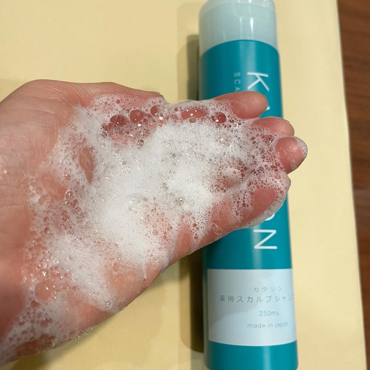 薬用スカルプシャンプー/トリートメント/KADASON (カダソン)/市販シャンプーを使ったクチコミ(3枚目)