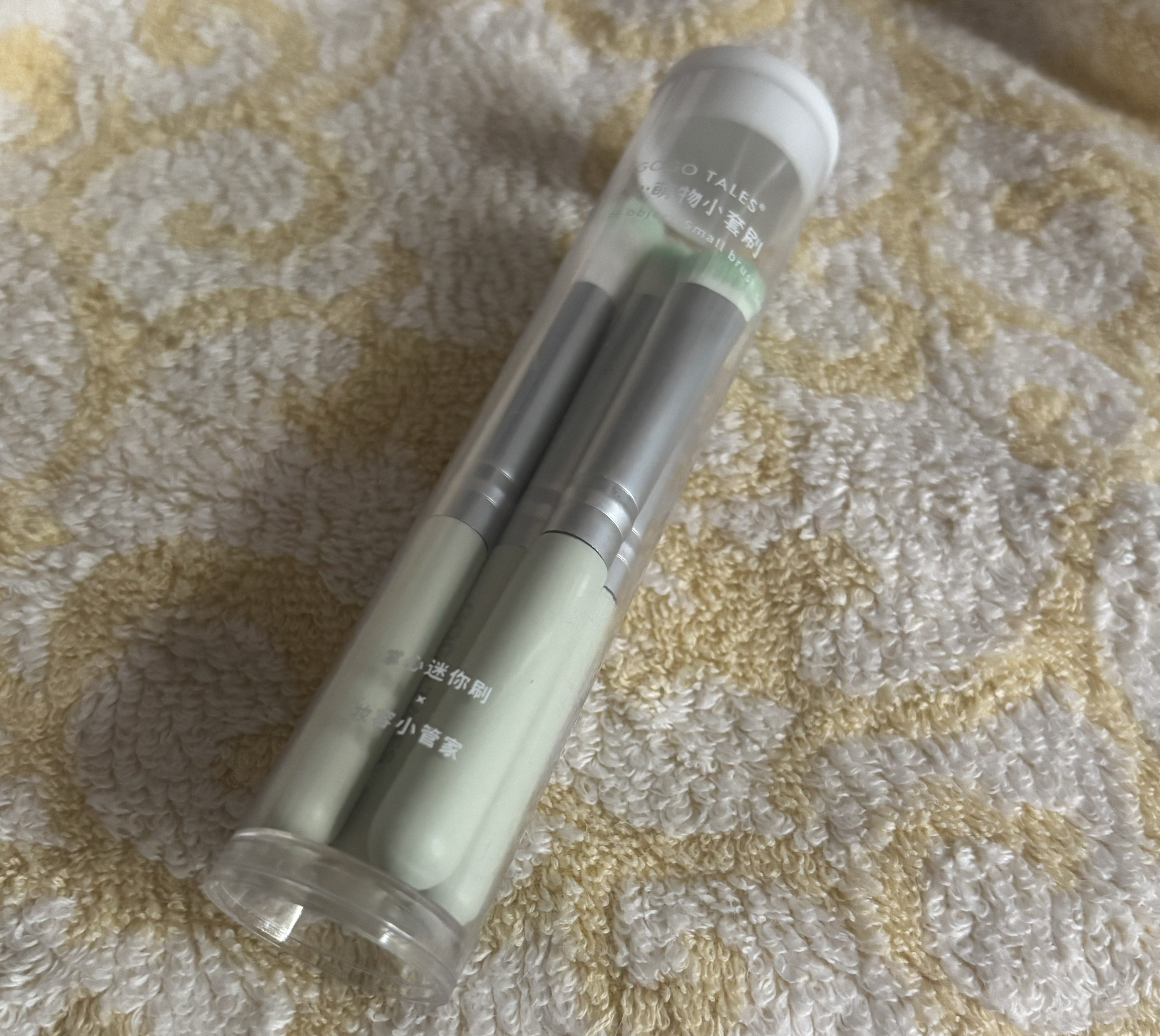 Palm cute object Small brush set/GOGO TALES/メイクアップキットを使ったクチコミ（1枚目）