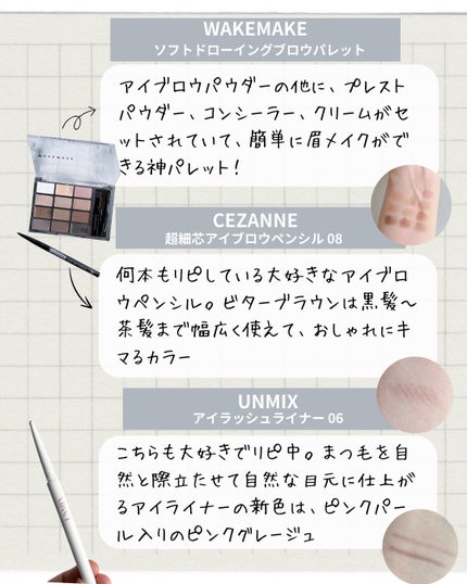 超細芯アイブロウ/CEZANNE/アイブロウペンシルを使ったクチコミ(4枚目)