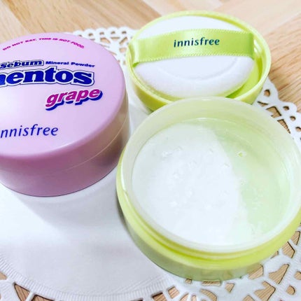 ノーセバム ミネラルパウダー LTD20/innisfree/ルースパウダーを使ったクチコミ(1枚目)