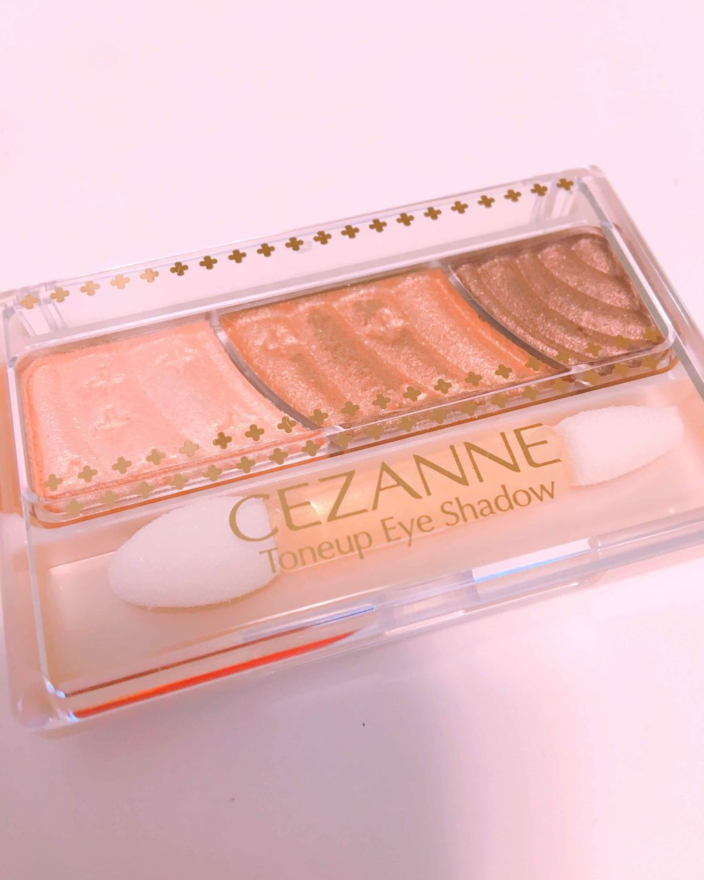 トーンアップアイシャドウ/CEZANNE/アイシャドウパレットを使ったクチコミ(1枚目)