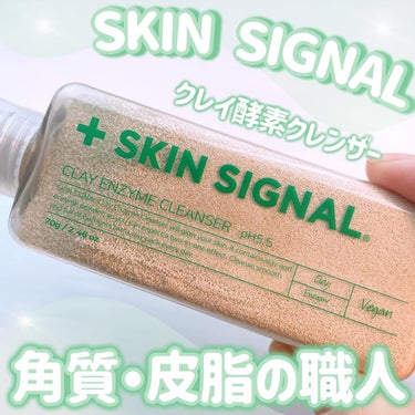 クレイ酵素クレンザー/SKIN SIGNAL/洗顔パウダーを使ったクチコミ（1枚目）