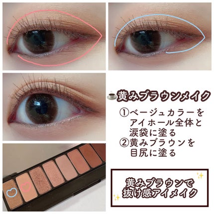 プレイカラー アイシャドウ/ETUDE/アイシャドウパレットを使ったクチコミ(3枚目)