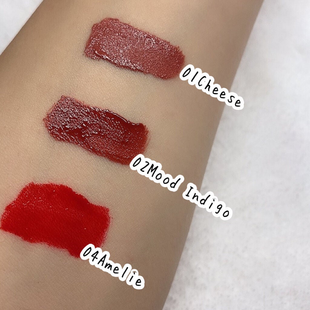 フラッフィリップティント/BLESSED MOON/リップティントを使ったクチコミ(3枚目)