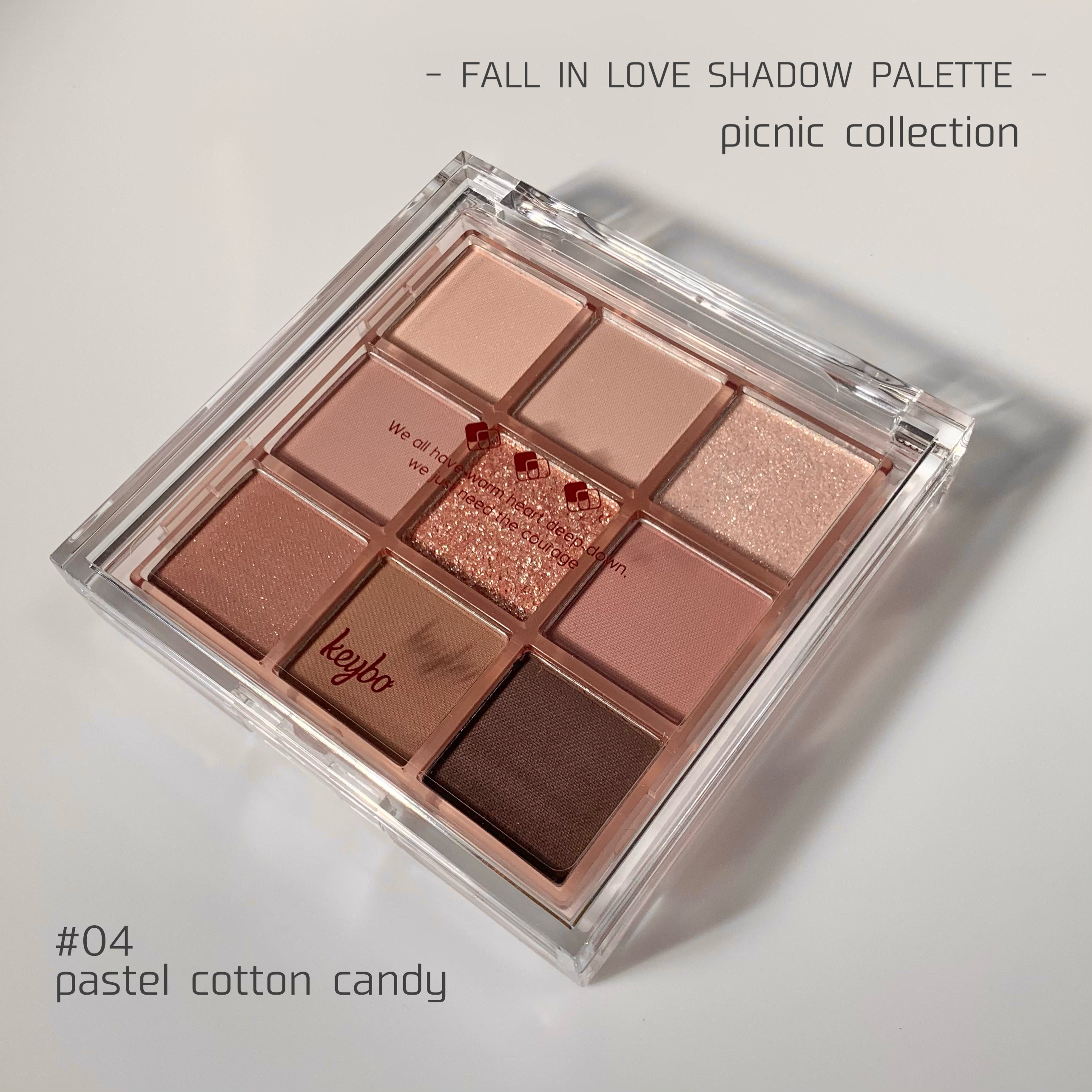 KEYBO FALL IN LOVE SHADOW PALETTE/keybo/アイシャドウパレットを使ったクチコミ（2枚目）