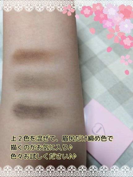 フーミー アイブロウパウダー/WHOMEE/パウダーアイブロウを使ったクチコミ(3枚目)