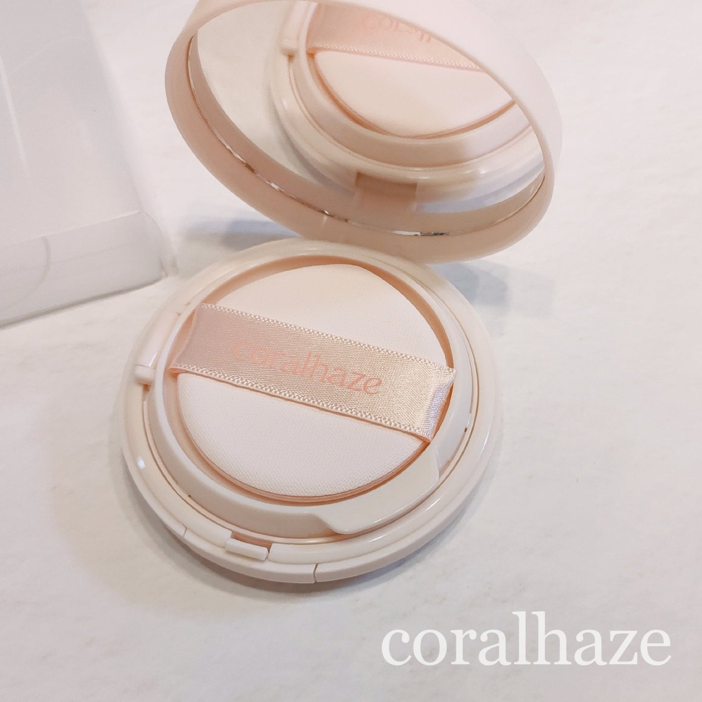 フィクシングブラークッション/Coralhaze/クッションファンデーションを使ったクチコミ(2枚目)