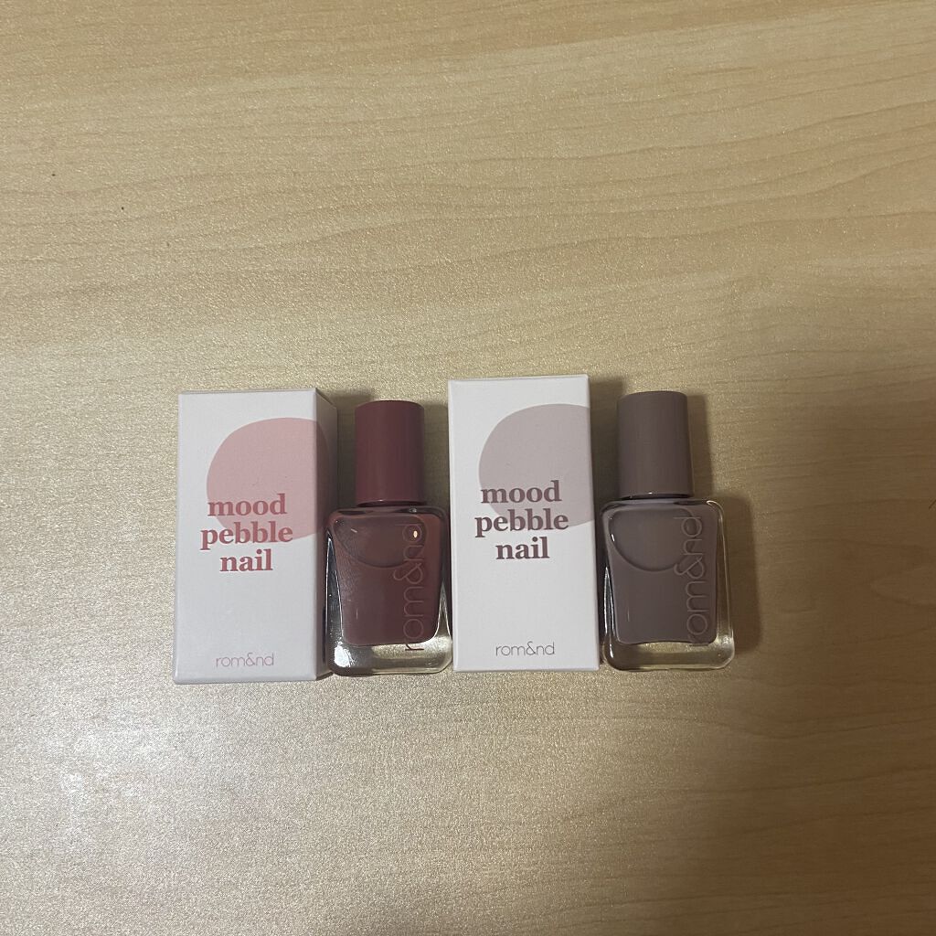 ムードペブルネイル/rom&nd/マニキュアを使ったクチコミ（1枚目）