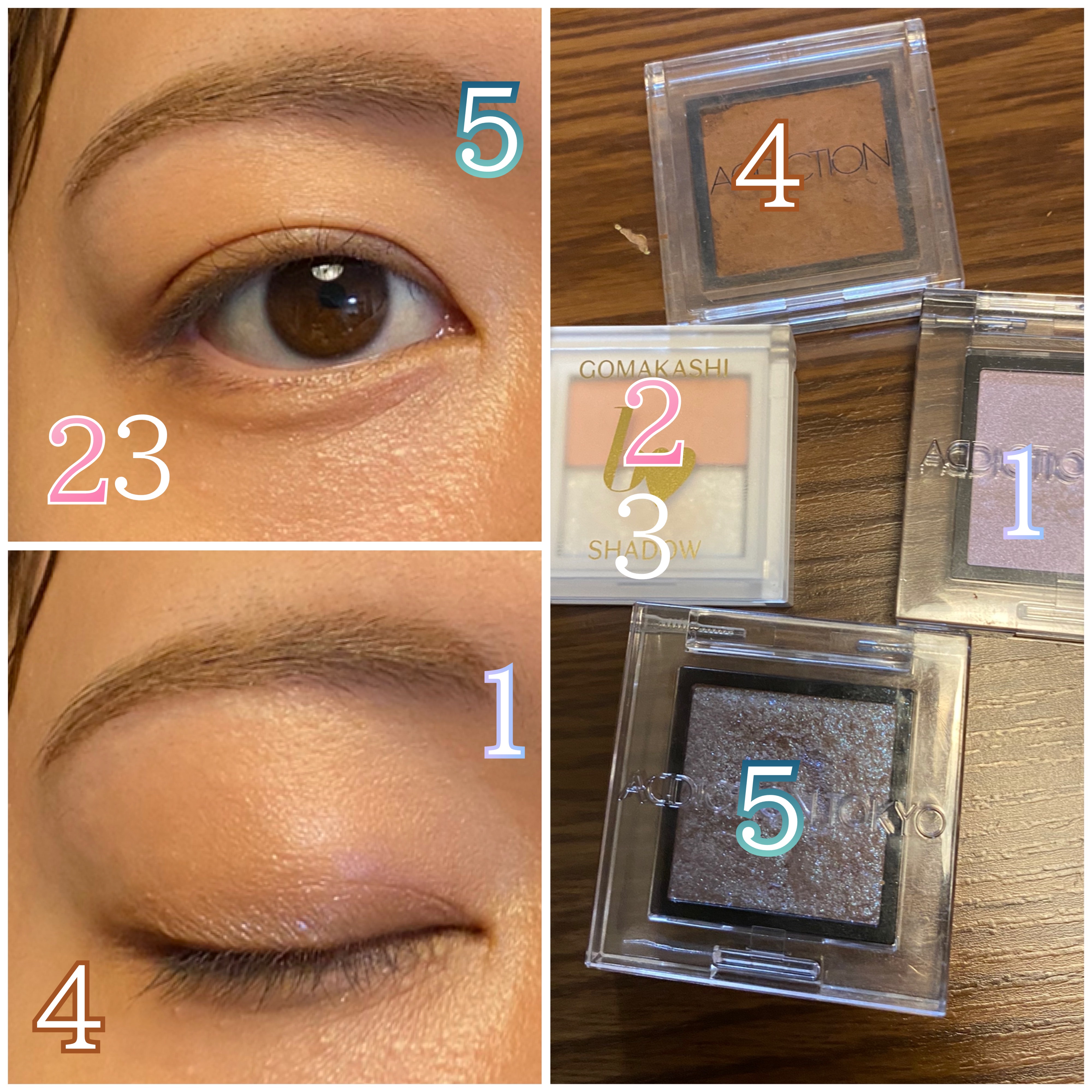 ごまかしシャドウ/b idol/アイシャドウパレットを使ったクチコミ（2枚目）