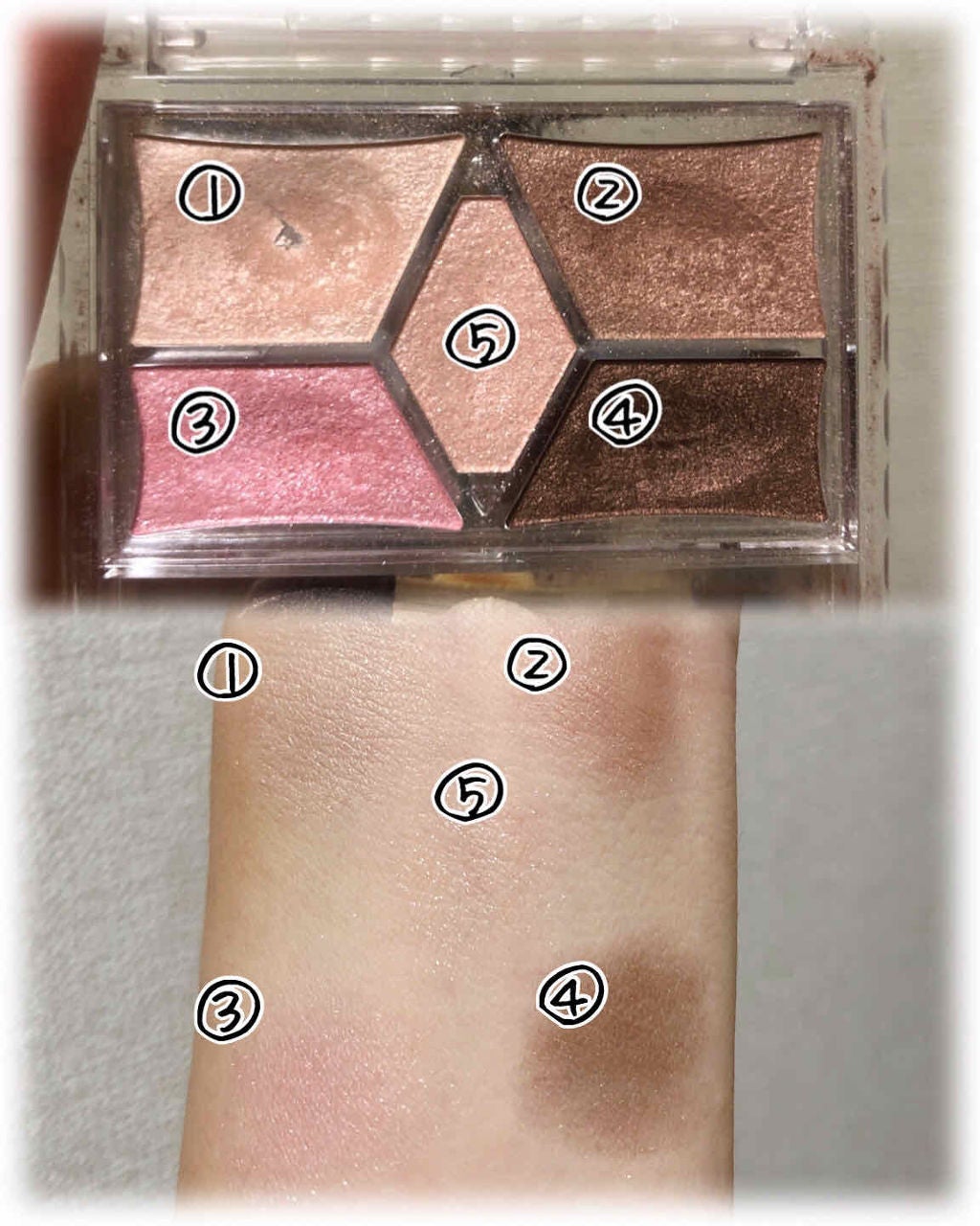 mimian on LIPS 「キャンメイク パーフェクトスタイリストアイズ10スウィートフラ..」(2枚目)