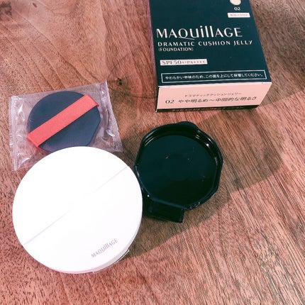 ドラマティックジェリーコンパクト/マキアージュ/クッションファンデーションを使ったクチコミ(2枚目)