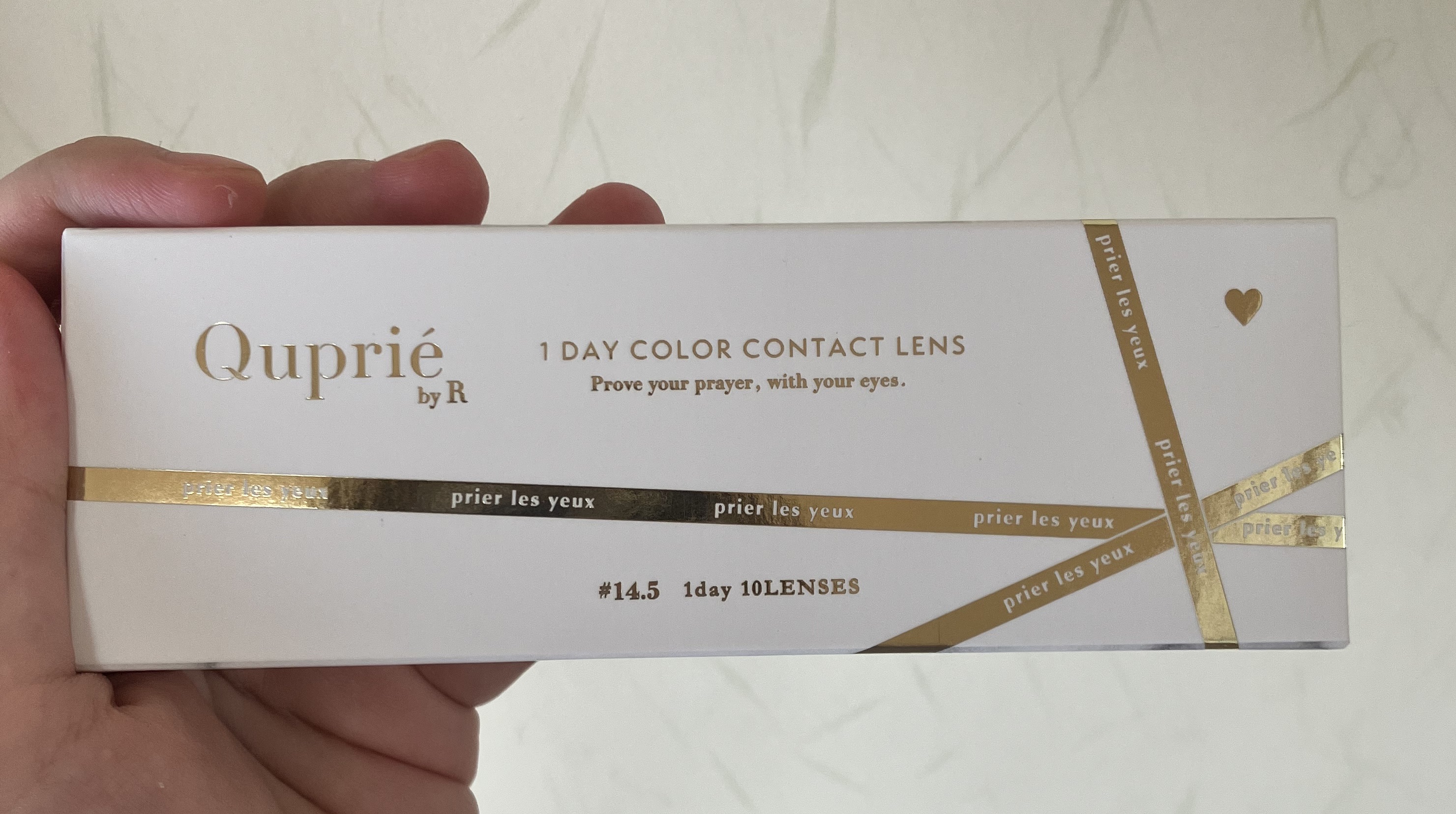 Quprie 1day グレーシャトン/Quprié by R/ワンデー（１DAY）カラコンを使ったクチコミ（1枚目）