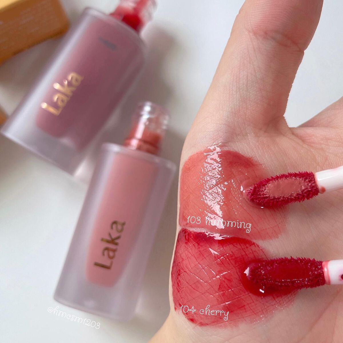 フルーティーグラムティント/Laka/リップティントを使ったクチコミ（1枚目）