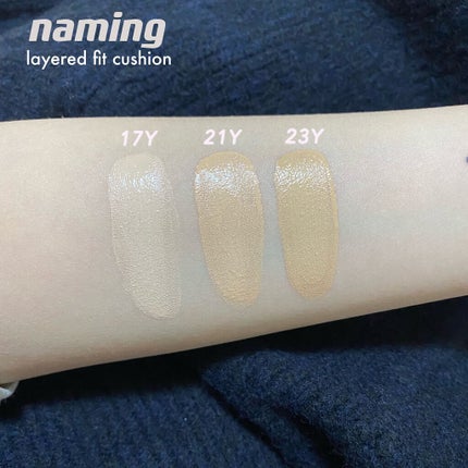 ネーミング レイヤード フィットクッション/NAMING./クッションファンデーションを使ったクチコミ(4枚目)