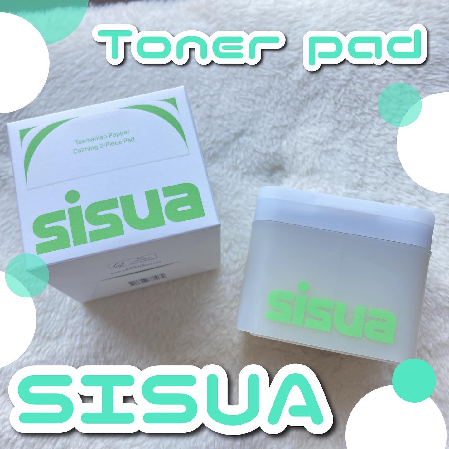 タズマニアンペッパーカーミングツーピースパッド/sisua by unleashia/トナーパッドを使ったクチコミ（1枚目）