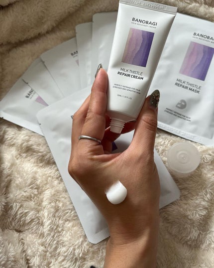 ミルクシスル リペアマスク/BANOBAGI/シートマスク・パックを使ったクチコミ(4枚目)