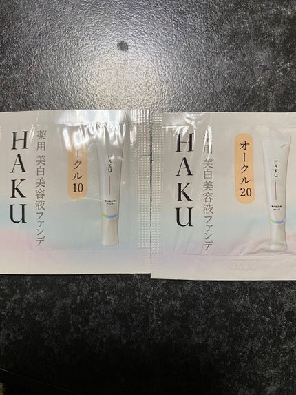 薬用 美白美容液ファンデ オークル10/HAKU/クリーム・エマルジョンファンデーションを使ったクチコミ(1枚目)