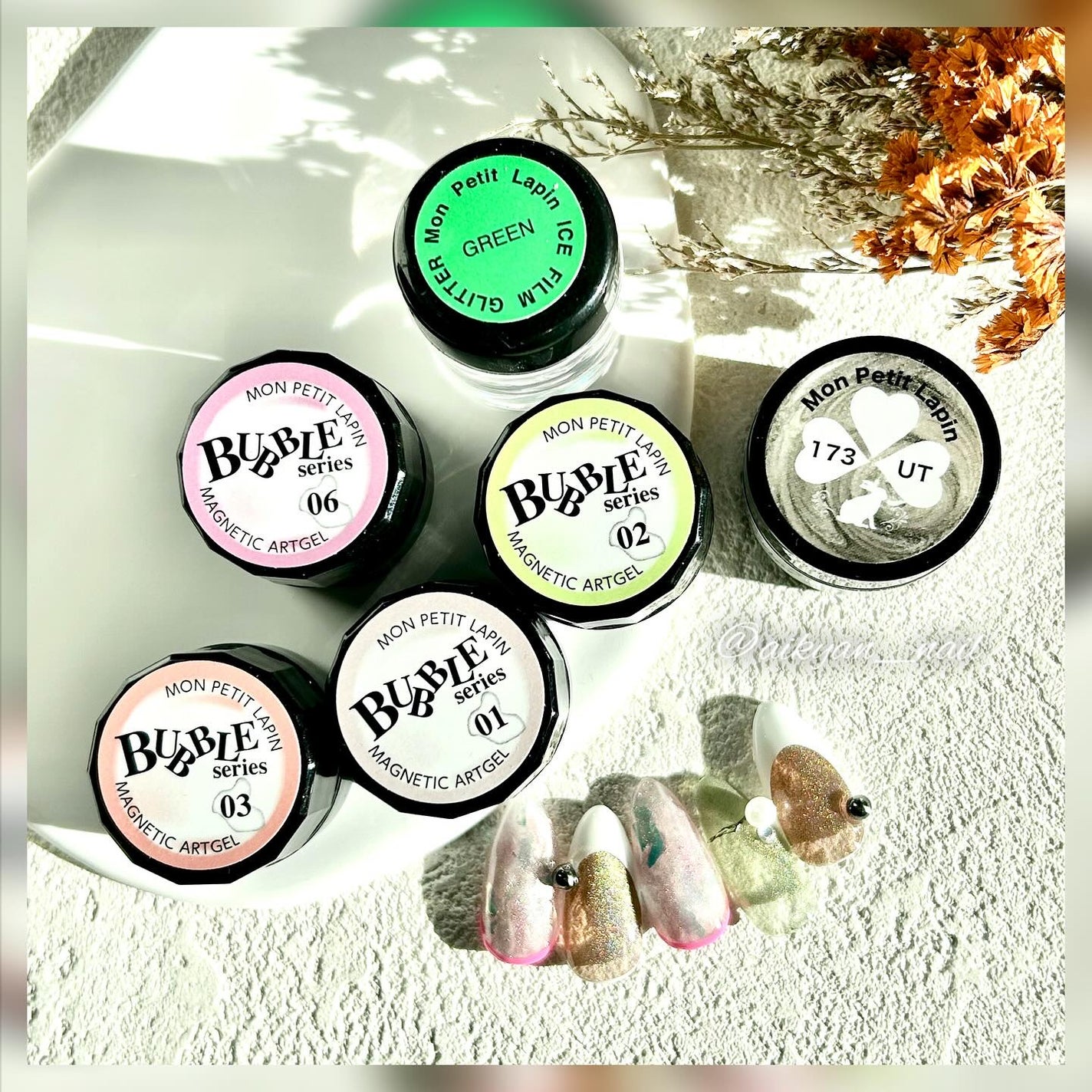 バブルシリーズ/mon petit lapin/ジェルネイルを使ったクチコミ(3枚目)