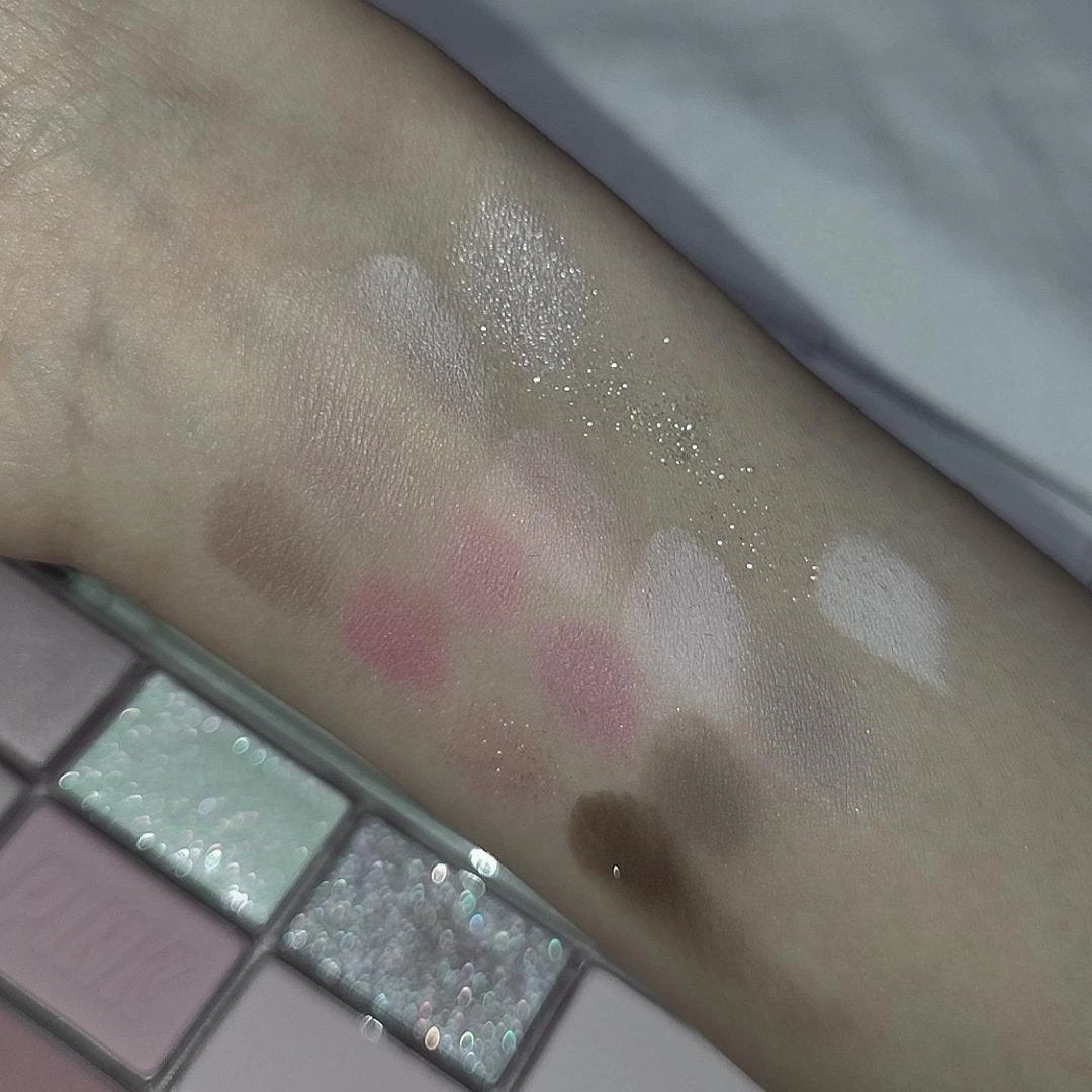 ソフトブラーリングアイパレット/wakemake/アイシャドウパレットを使ったクチコミ(7枚目)